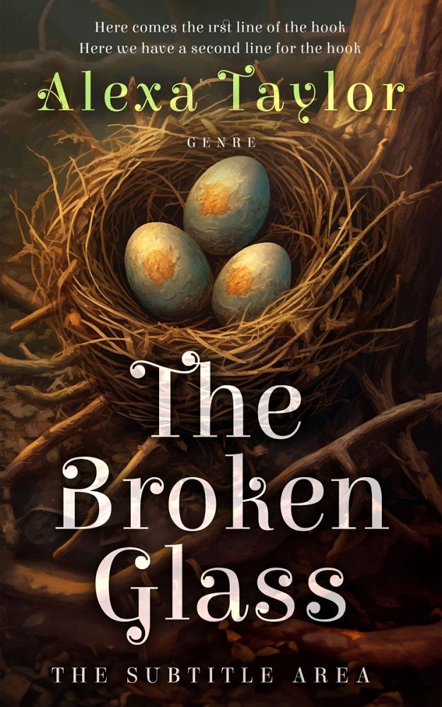 Front view of Eclipse #28982 - Premade Fantasy Book Cover | BookCoverZone