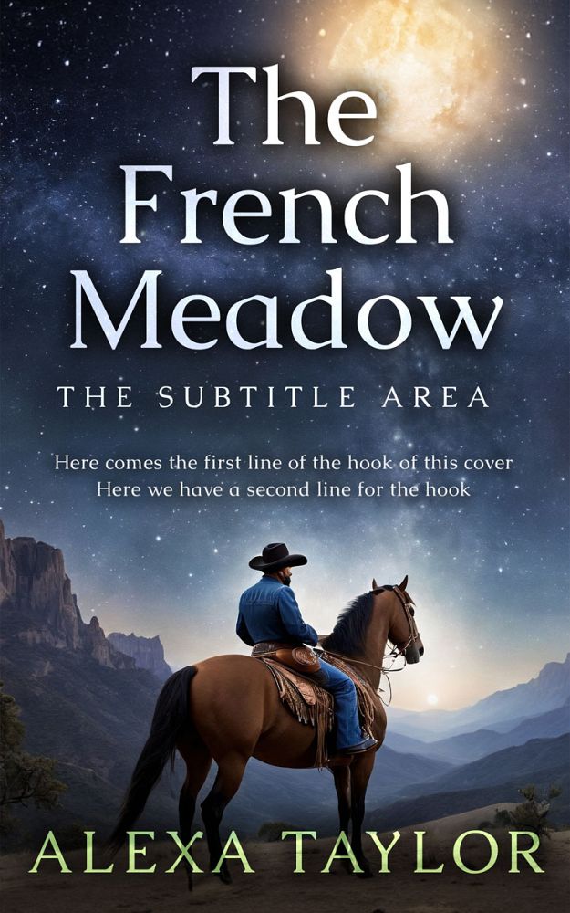 Front view of Charade #28995 - Premade Western Book Cover | BookCoverZone