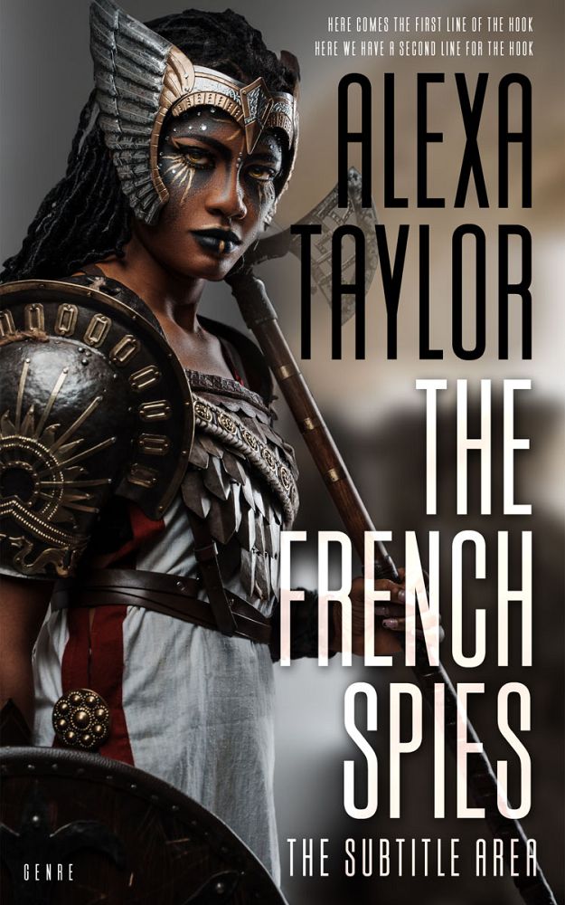 Front view of Cocoa Brown #29026 - Premade Fantasy Book Cover | BookCoverZone