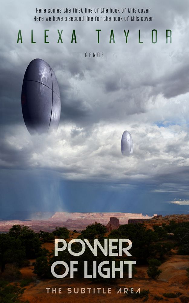 Front view of Aluminium #29118 - Premade Science Fiction Book Cover | BookCoverZone
