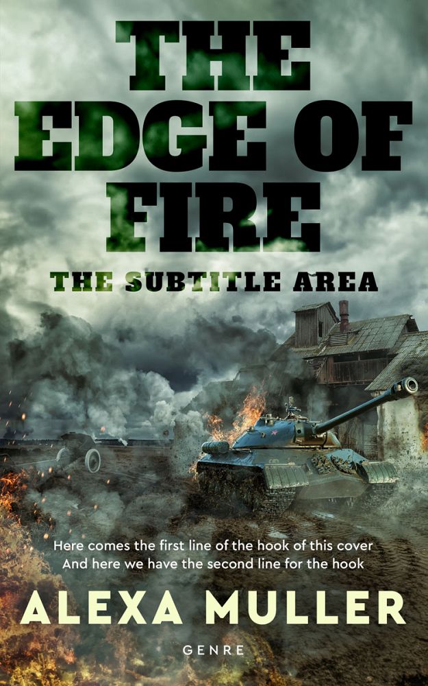 Front view of Lunar Green #29185 - Premade Historical Book Cover | BookCoverZone