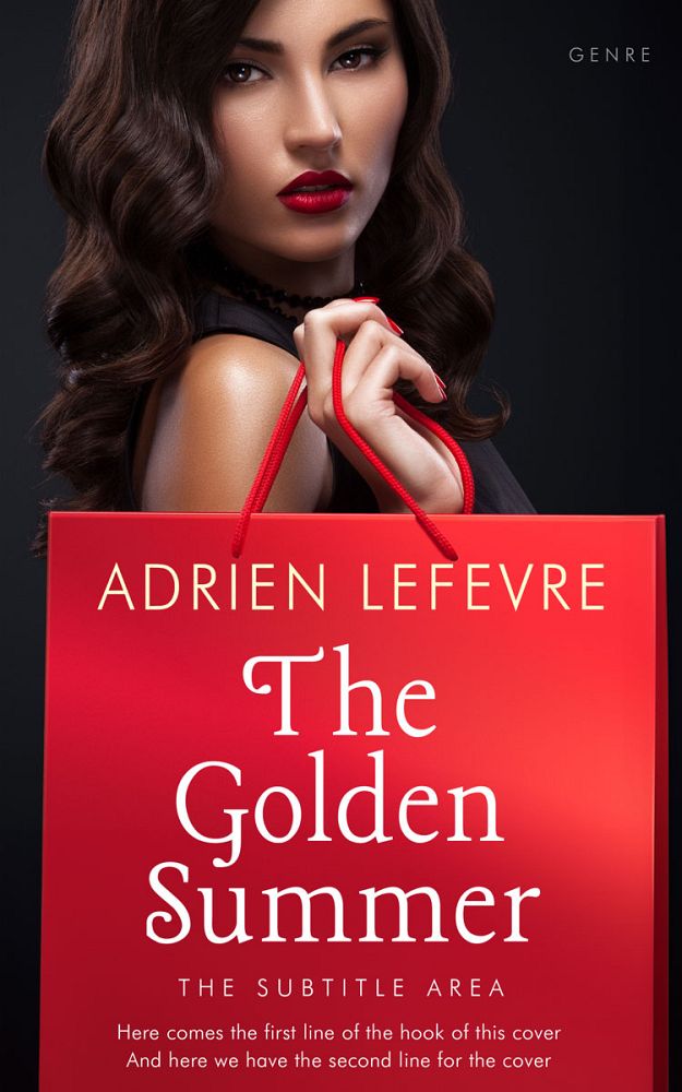 Front view of Cardinal #29360 - Premade Chick Lit Book Cover | BookCoverZone