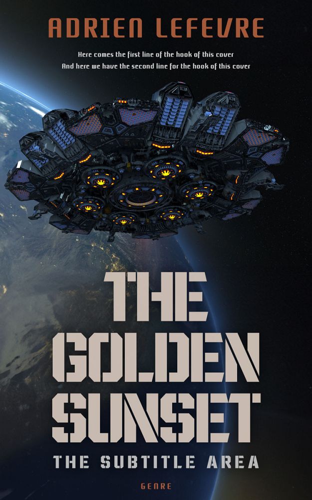 Front view of Bunker #29529 - Premade Science Fiction Book Cover | BookCoverZone