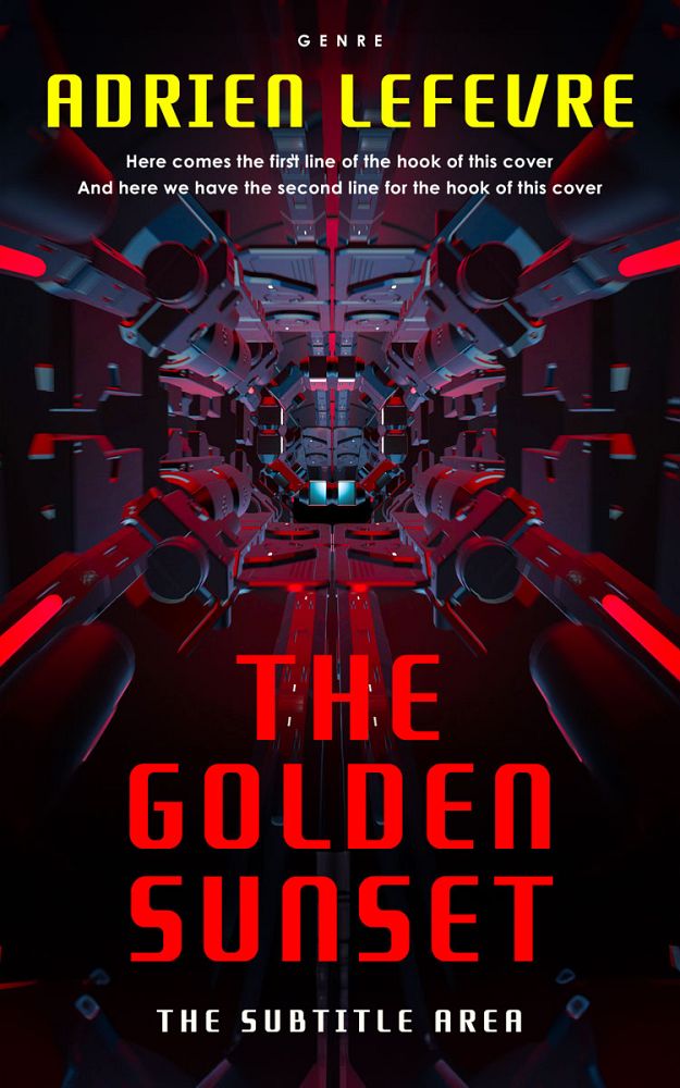 Front view of Gondola #29539 - Premade Science Fiction Book Cover | BookCoverZone