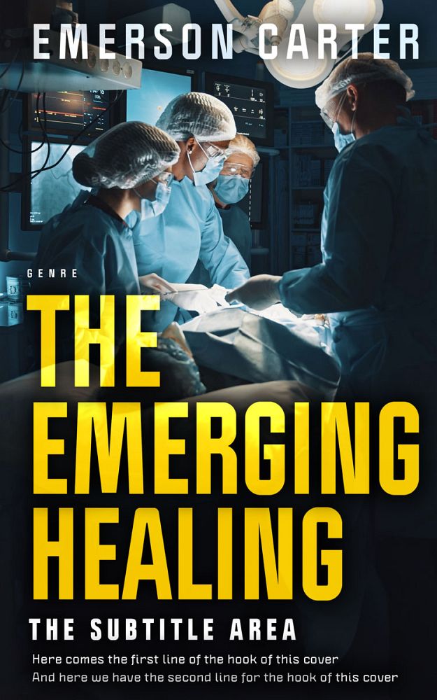 Front view of Wattle #29598 - Premade Medical Book Cover | BookCoverZone