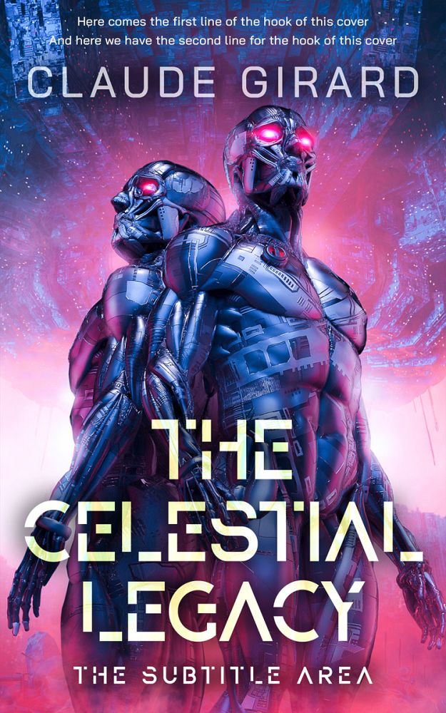 Front view of Rhino #29634 - Premade Science Fiction Book Cover | BookCoverZone