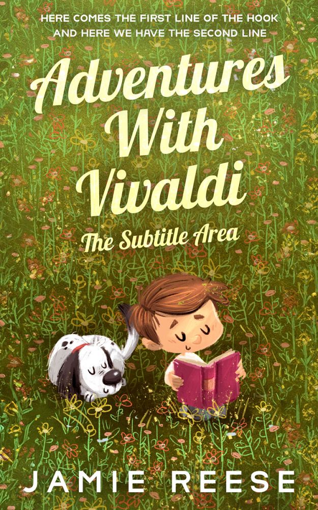Front view of Fern Frond #29680 - Premade Children Book Cover | BookCoverZone