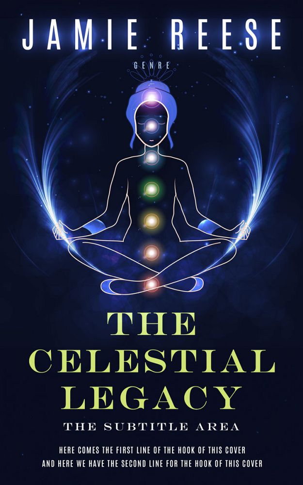 Front view of Ebony #29741 - Premade Religion & Spirituality Book Cover | BookCoverZone