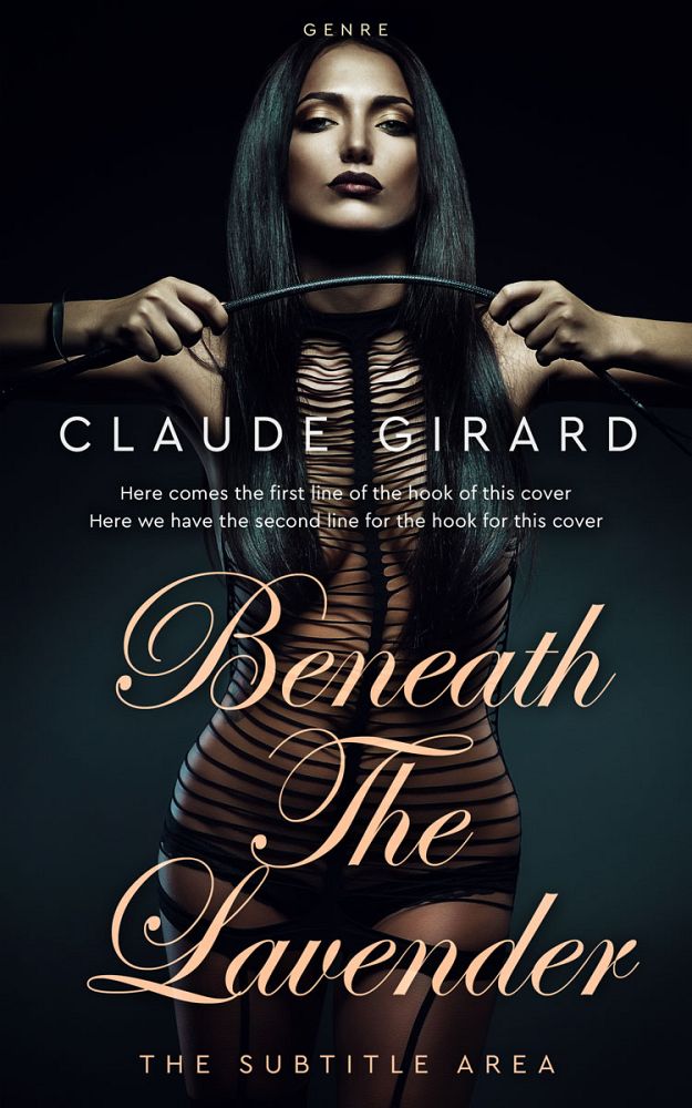 Front view of Black #29910 - Premade Romance Book Cover | BookCoverZone