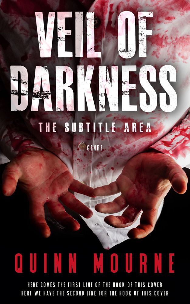 Front view of Eunry #30014 - Premade Horror Book Cover | BookCoverZone
