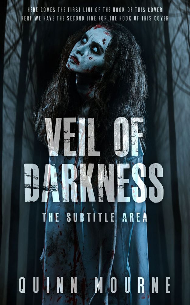 Front view of Bunker #30025 - Premade Horror Book Cover | BookCoverZone