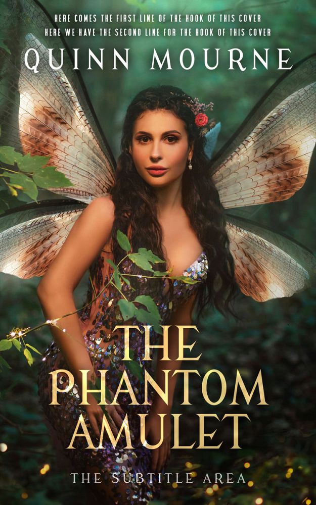 Front view of Rangitoto #30037 - Premade Fantasy Book Cover | BookCoverZone