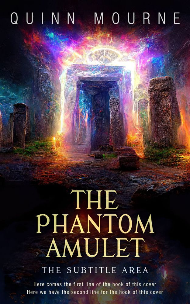 Front view of Eunry #30042 - Premade Fantasy Book Cover | BookCoverZone