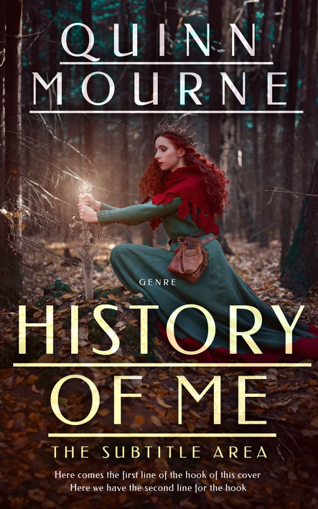 Front view of Cocoa Brown #30133 - Premade Historical Book Cover | BookCoverZone