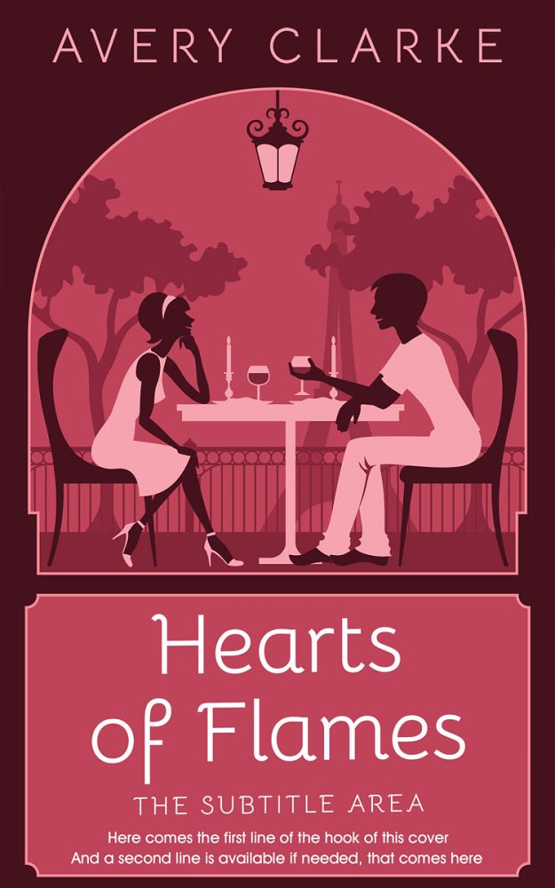 Front view of Hippie Pink #30410 - Premade Romance Book Cover | BookCoverZone