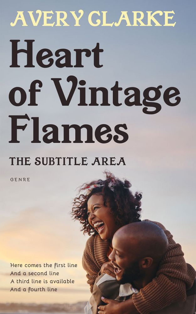Front view of Cloud #30438 - Premade Romance Book Cover | BookCoverZone