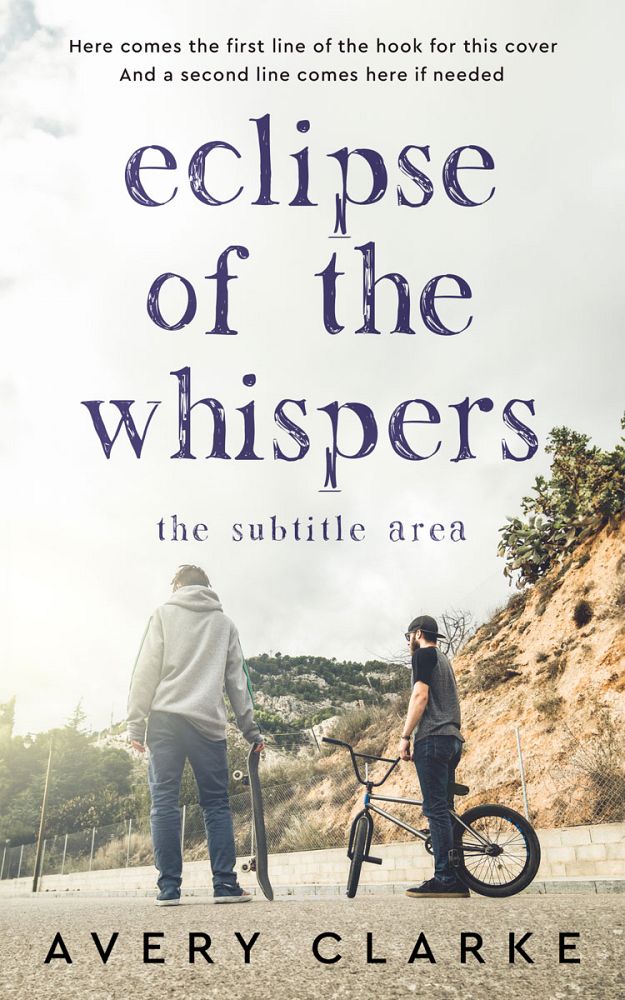 Front view of Satin Linen #30525 - Premade Teen & Young Adult Book Cover | BookCoverZone