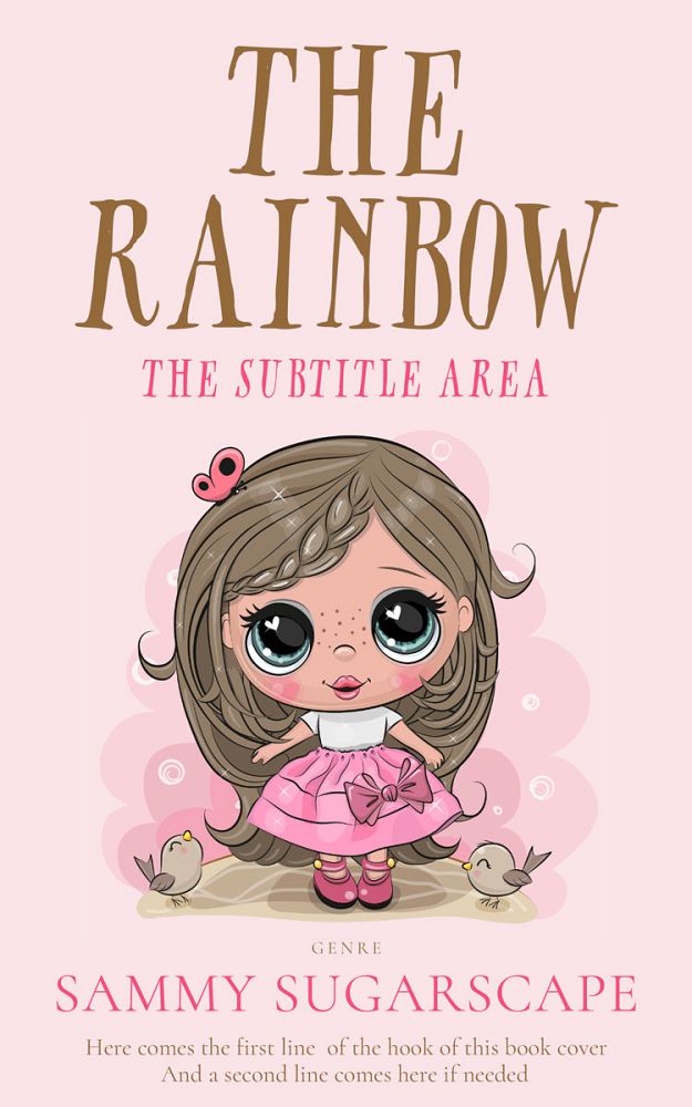 Front view of We Peep #30587 - Premade Children Book Cover | BookCoverZone