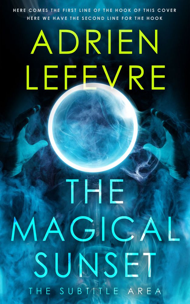 Front view of Atoll #30666 - Premade Fantasy Book Cover | BookCoverZone