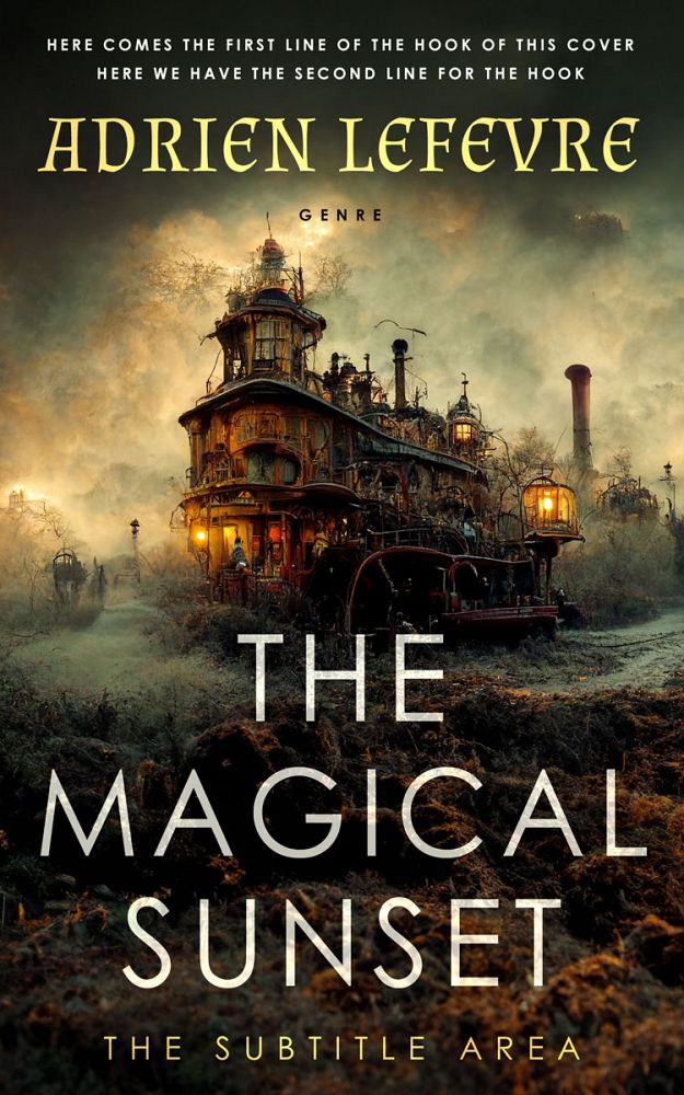 Front view of Sorrell Brown #30669 - Premade Fantasy Book Cover | BookCoverZone