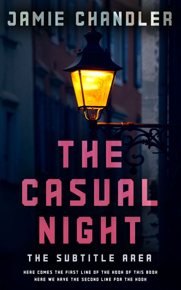 Front view of Ebony #30829 - Premade Mystery & Thriller & Suspense Book Cover | BookCoverZone