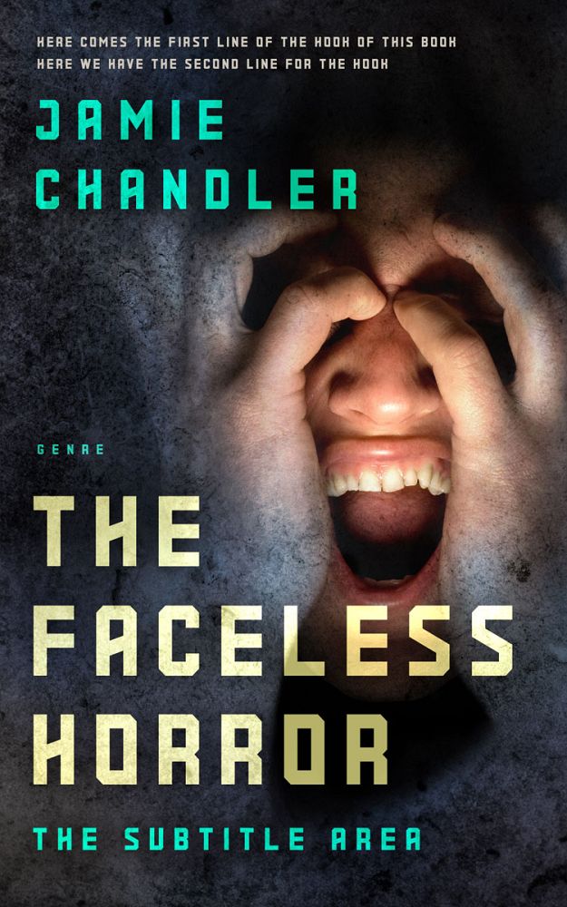 Front view of Shark #30831 - Premade Horror Book Cover | BookCoverZone