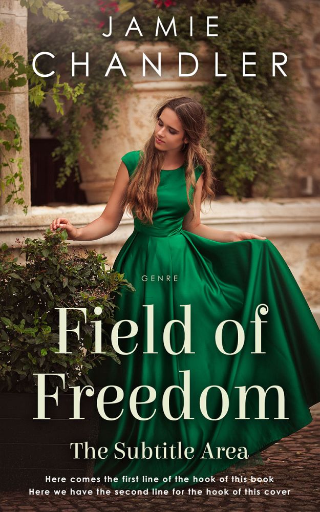Front view of Green Kelp #30874 - Premade Historical Book Cover | BookCoverZone