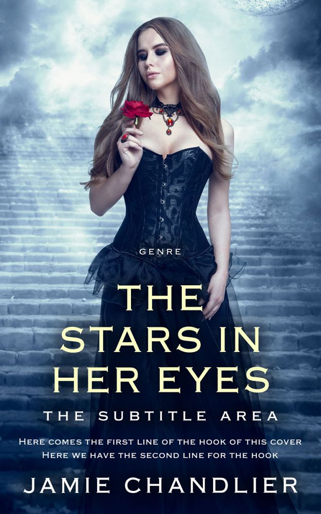 Front view of Nebula #31234 - Premade Fantasy Book Cover | BookCoverZone