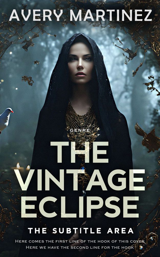 Front view of Outer Space #31277 - Premade Fantasy Book Cover | BookCoverZone
