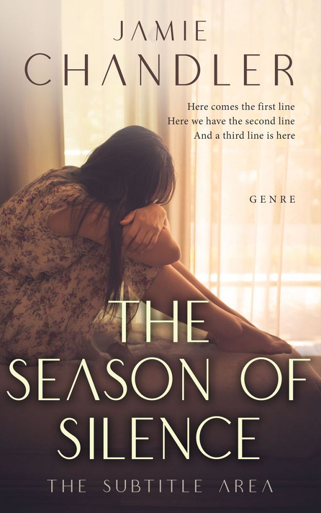 Front view of Albescent White #31374 - Premade Teen & Young Adult Book Cover | BookCoverZone