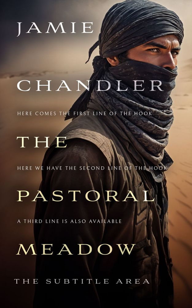 Front view of Cocoa Brown #31497 - Premade Apocalyptica Book Cover | BookCoverZone