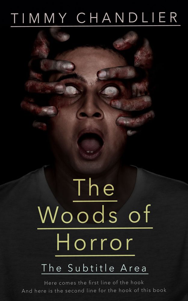 Front view of Cod Gray #31724 - Premade Horror Book Cover | BookCoverZone