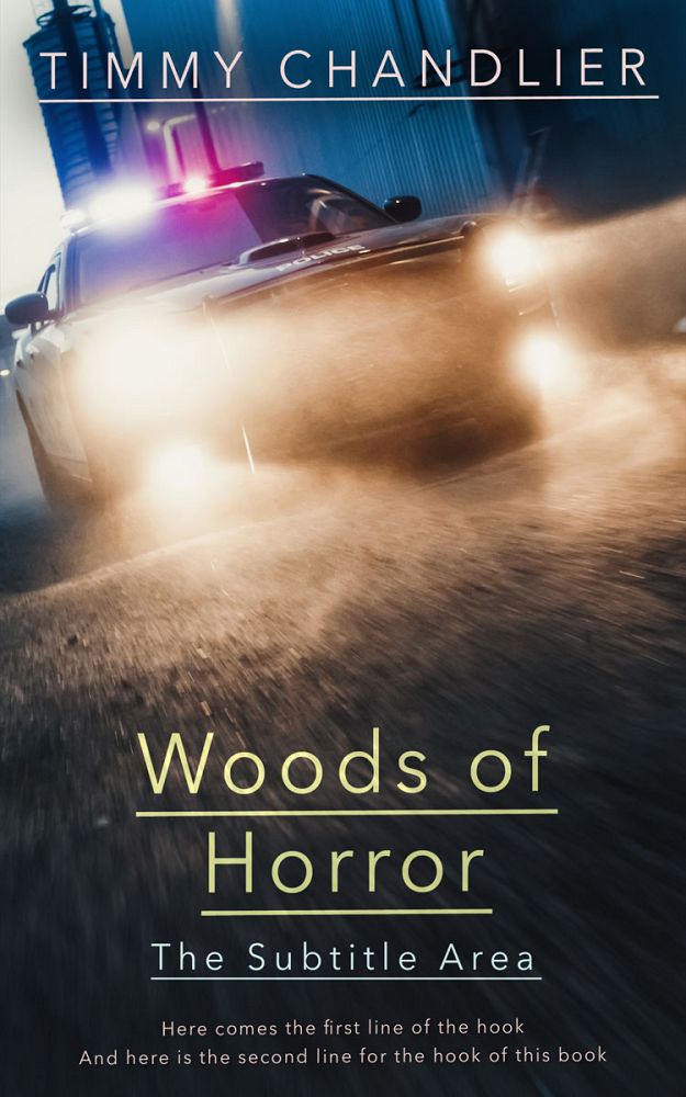 Front view of Vanilla #31737 - Premade Action & Adventure Book Cover | BookCoverZone