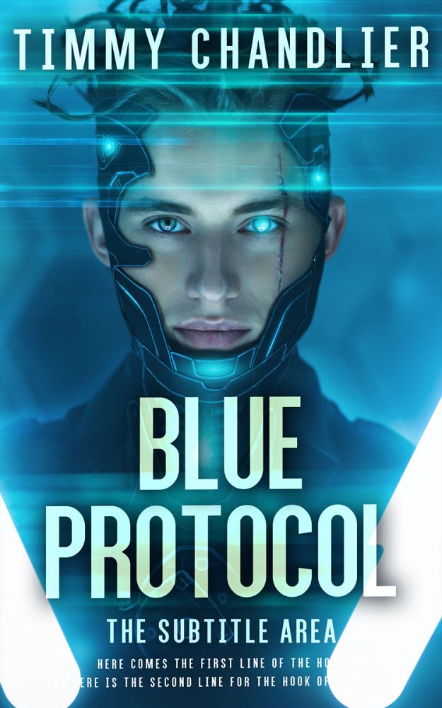 Front view of Blumine #31763 - Premade Science Fiction Book Cover | BookCoverZone