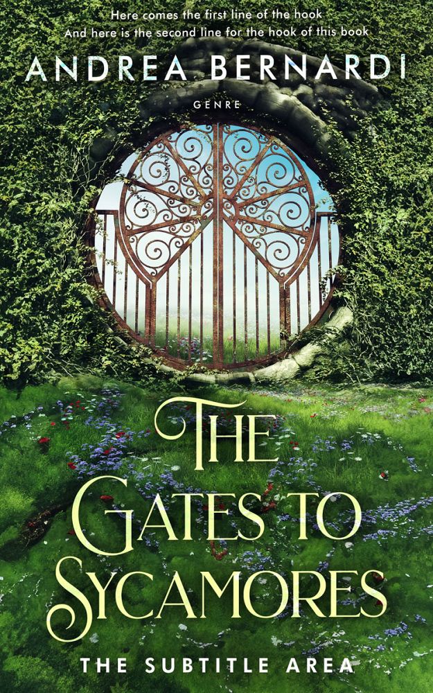 Front view of Green Kelp #31838 - Premade Fantasy Book Cover | BookCoverZone