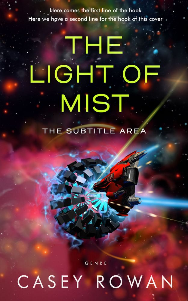 Front view of Cocoa Brown #31930 - Premade Science Fiction Book Cover | BookCoverZone