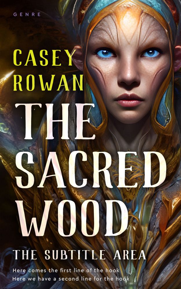 Front view of Oil #31963 - Premade Fantasy Book Cover | BookCoverZone