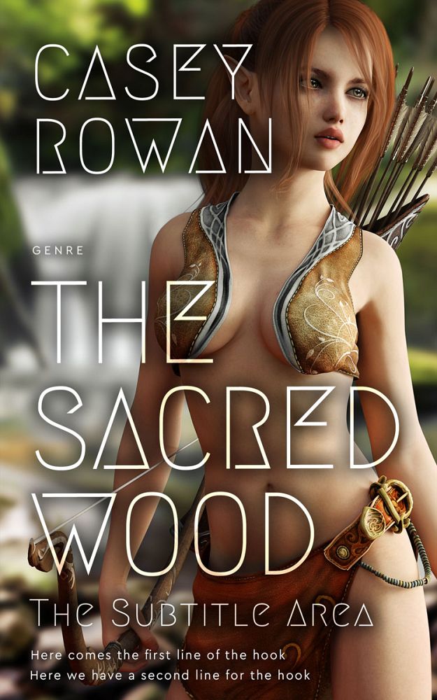 Front view of Iroko #31968 - Premade Fantasy Book Cover | BookCoverZone