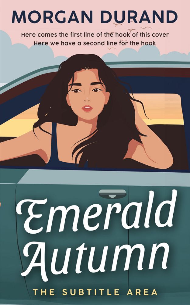 Front view of Cameo #32085 - Premade Travel Book Cover | BookCoverZone