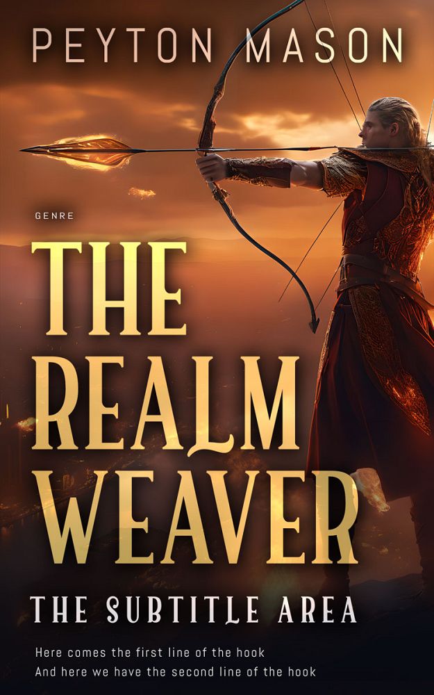 Front view of Eclipse #32337 - Premade Fantasy Book Cover | BookCoverZone