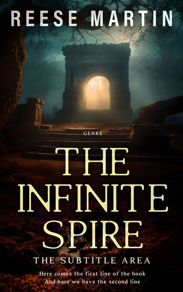 Front view of Rangoon Green #32356 - Premade Fantasy Book Cover | BookCoverZone