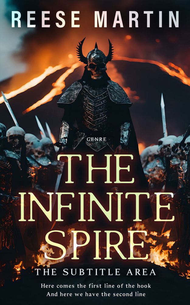 Front view of Thunder #32358 - Premade Fantasy Book Cover | BookCoverZone