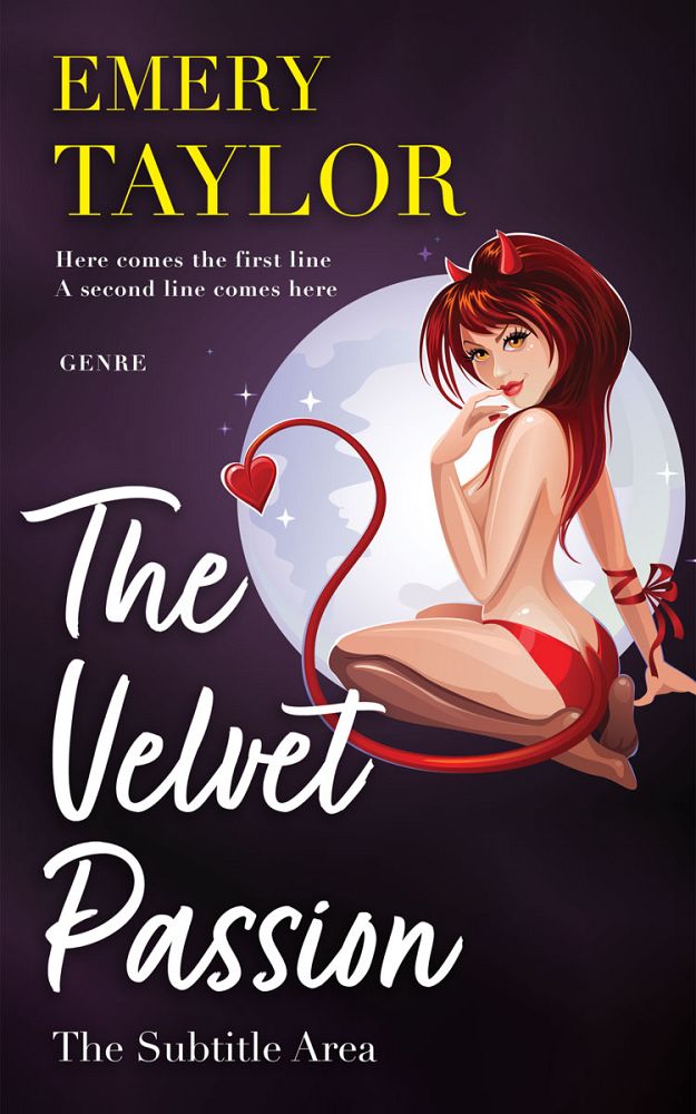 Front view of Cameo #32529 - Premade Fantasy Book Cover | BookCoverZone
