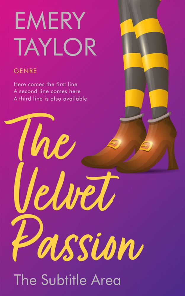 Front view of Plum #32534 - Premade Chick Lit Book Cover | BookCoverZone