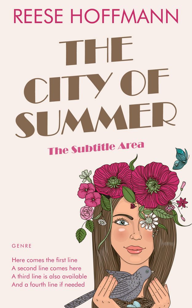 Front view of Pot Pourri #32549 - Premade Chick Lit Book Cover | BookCoverZone