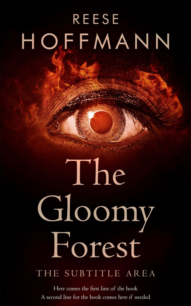 Front view of Fuzzy Wuzzy Brown #32558 - Premade Surreal Book Cover | BookCoverZone