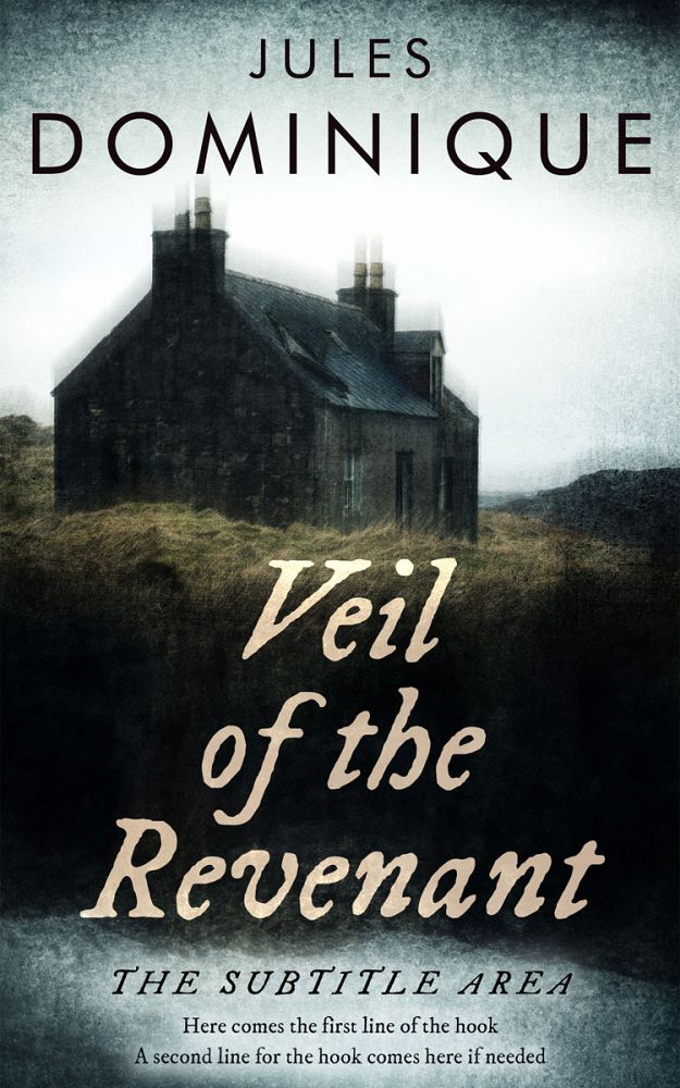 Front view of Tasman #32560 - Premade Horror Book Cover | BookCoverZone