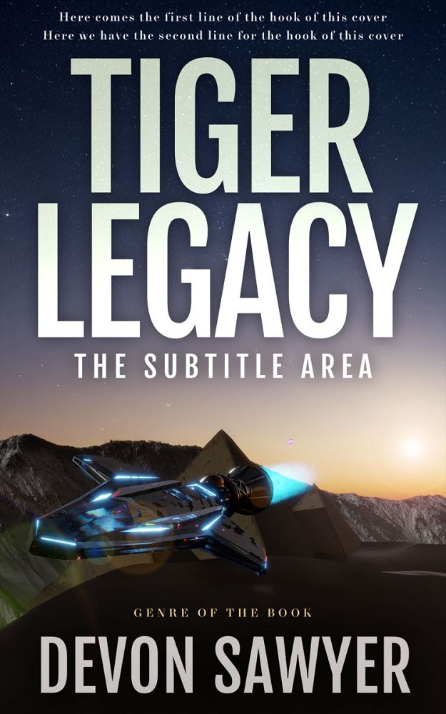 Front view of Sisal #32682 - Premade Science Fiction Book Cover | BookCoverZone