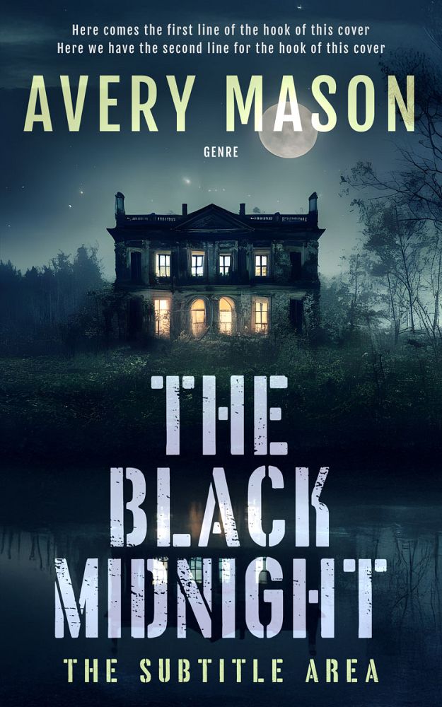 Front view of Big Stone #32718 - Premade Horror Book Cover | BookCoverZone