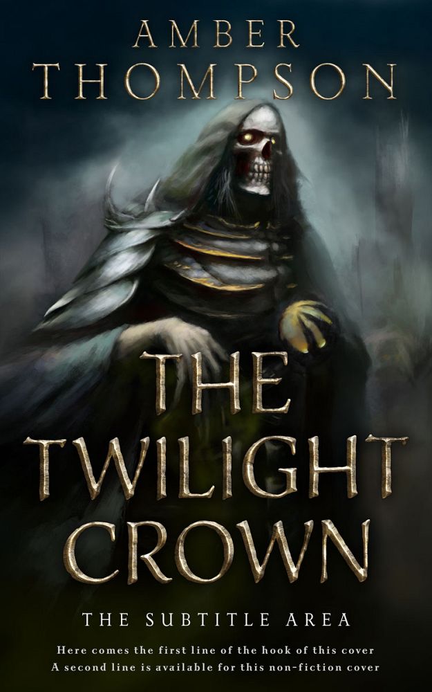 Front view of Heavy Metal #32936 - Premade Fantasy Book Cover | BookCoverZone
